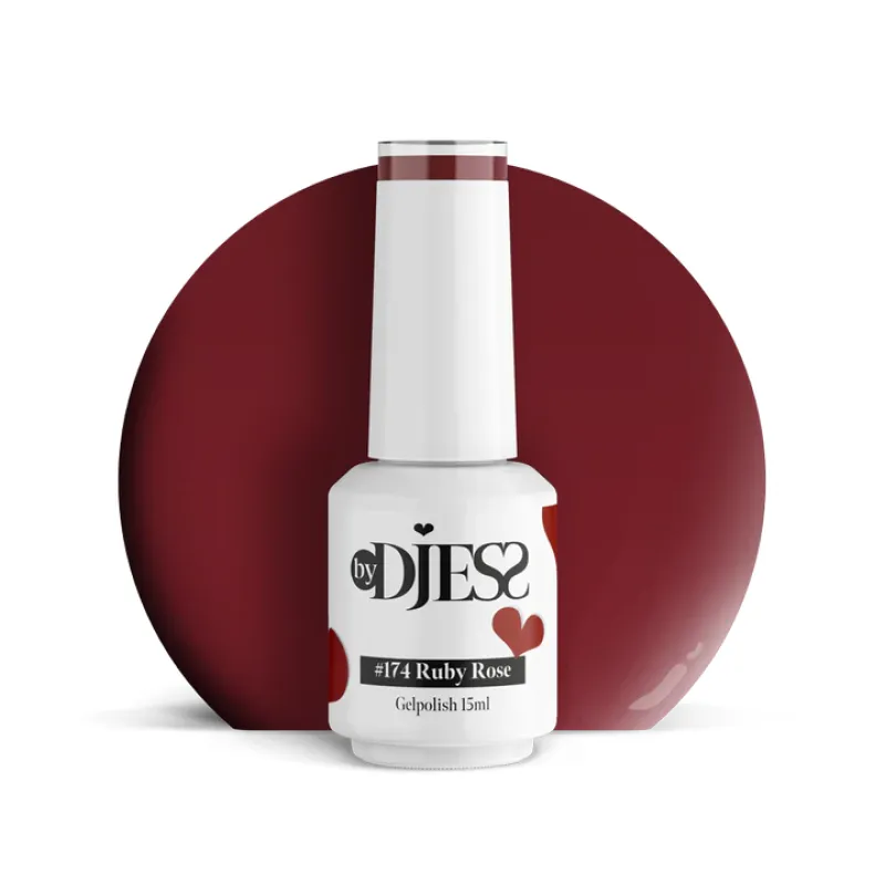 By Djess Gel Polish 174 Ruby Rose